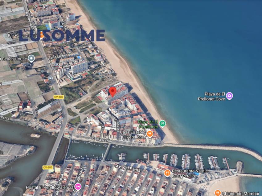 Descripción 487 - Bajo vivienda en El Perellonet, en calle Escotilla. 
A 22 km de Valencia.

Situado a pie de calle en edificio construido en 1960.

Dis